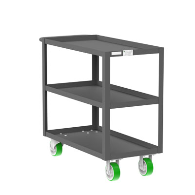 12 gauge, 3-Shelf Cart/Truck, All Lips Up or Flush Top Shelf