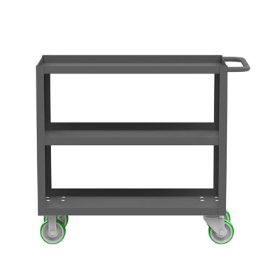 12 gauge, 3-Shelf Cart/Truck, All Lips Up or Flush Top Shelf