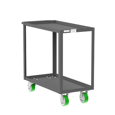 12 gauge, 2-Shelf Cart/Truck, All Lips Up or Flush Top Shelf
