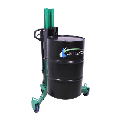 Deluxe Drum Lift & Transporter, Steel/Plastic/Fiber Drums, 800 lb. Capacity