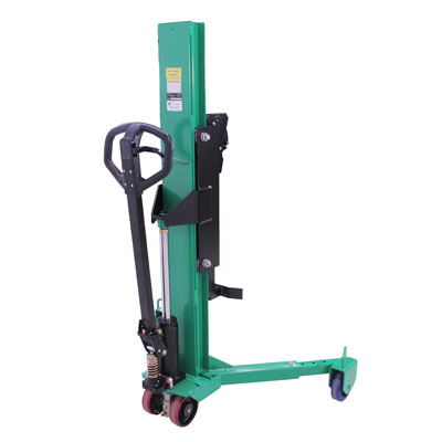 Deluxe Drum Lift & Transporter, Steel/Plastic/Fiber Drums, 800 lb. Capacity