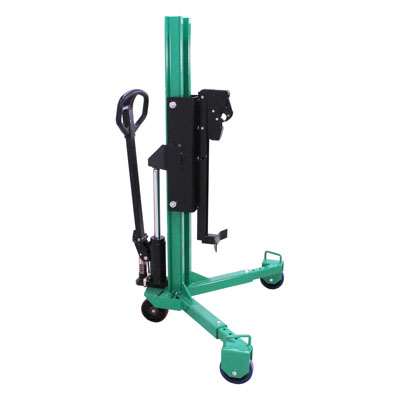 Deluxe Drum Lift & Transporter, Steel/Plastic/Fiber Drums, 800 lb. Capacity