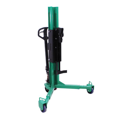 Deluxe Drum Lift & Transporter, Steel/Plastic/Fiber Drums, 800 lb. Capacity