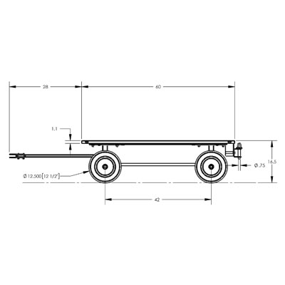 Quad-Steer Industrial Trailers