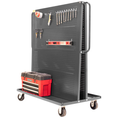 A-Frame Carts: Heavy Duty Carts, Pegboard, Louvered Panel or Combination
