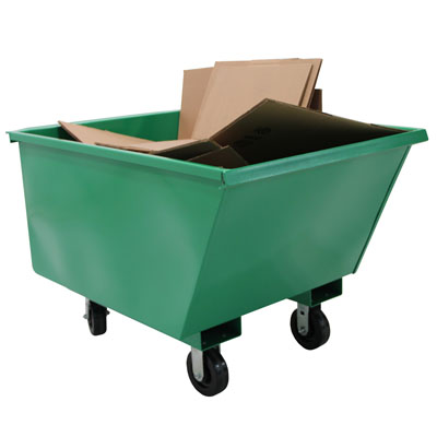 Forkliftable Mobile Hoppers, 14ga Steel