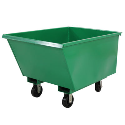 Forkliftable Mobile Hoppers, 14ga Steel
