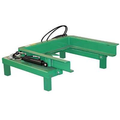 Forklift Attachment for Powered Self-Dumping System 