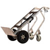 4-Wheel Deluxe Commercial Hand Truck, Spring-Loaded Frame - Aluminum
