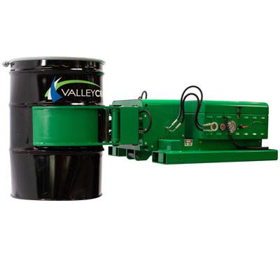 Drum Clamp & Tilt Powered Forklift Attachment, Versa Grip