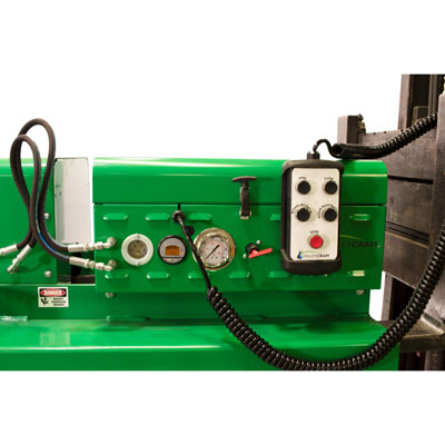 Drum Clamp & Tilt Powered Forklift Attachment, Versa Grip