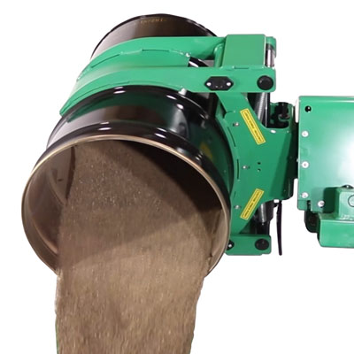 Drum Clamp & Rotate Powered Forklift Attachment, Hydra Grip 