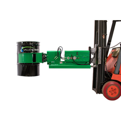 Drum Clamp Tilt & Rotate Powered Forklift Attachment, Ultra Grip