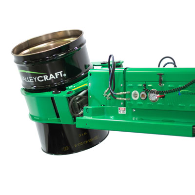 Drum Clamp Tilt & Rotate Powered Forklift Attachment, Ultra Grip