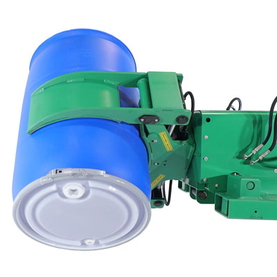 Drum Clamp Tilt & Rotate Powered Forklift Attachment, Ultra Grip