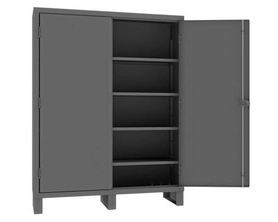 Storage Cabinet w/ 4 Adjustable Shelves, 60" Wide