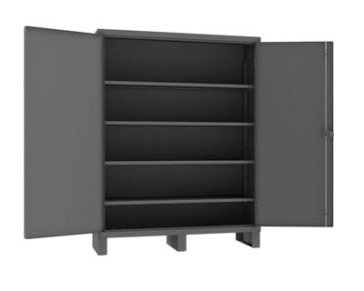 Storage Cabinet w/ 4 Adjustable Shelves, 60" Wide