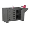 Stationary Work Station with 5 Drawers - 48" Wide 