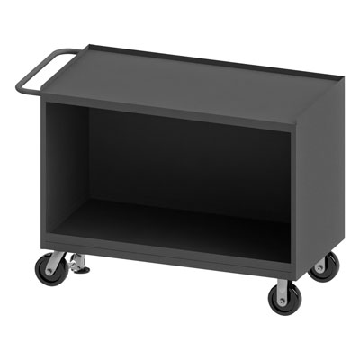 48" Wide Mobile Bench Cabinet, Floor Lock Model, No Doors 