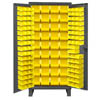 36' Wide Cabinet with 132 Bins, Recessed Door Style