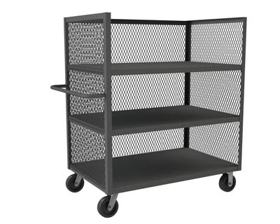 3ST Series, 3 Sided Mesh Truck|3 Fixed Shelves