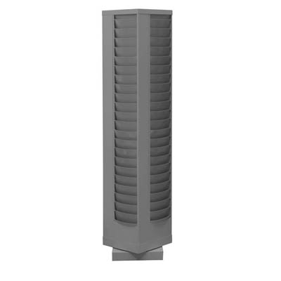 92 Pocket Rotary Literature Racks (3 Colors)