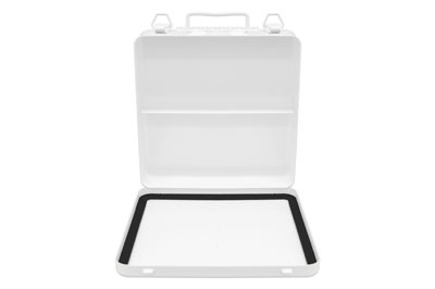 24 Unit Horizontal Metal First Aid Kit Box (Empty)