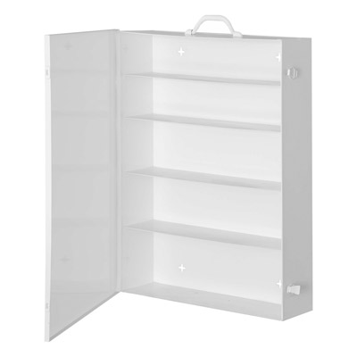 Extra Wide First Aid Cabinet w/ 5 Shelves, 19 " Wide