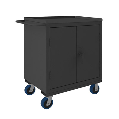 Heavy Duty Mobile Bench Cabinet w/ 6" Polyurethane Casters