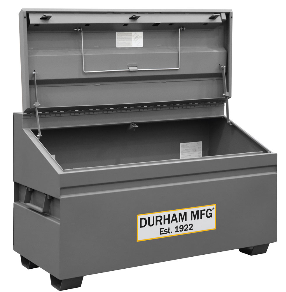 Slope Lid Jobsite Storage Box, 31 Cu. Ft. Capacity, 60" Wide
