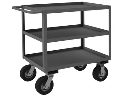 Stock Cart w/ 3 Shelves, 24-1/4" Wide