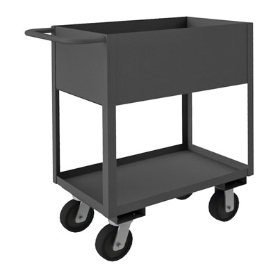 RSC 3.6K Series, 2 Shelf Stock Cart , 3", 6", 12" Lips Up 