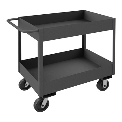 RSC 3.6K Series, 2 Shelf Stock Cart , 3", 6", 12" Lips Up 