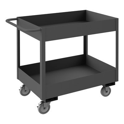 RSC 1.2K Series, 2 Shelf Stock Cart, 3", 6"|12" Lips Up 