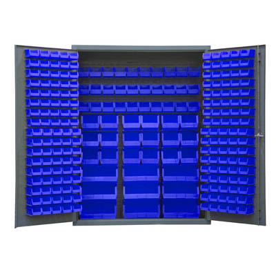 60" Wide Cabinet with 227 Bins (Flush Door Style)