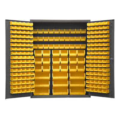 60" Wide Cabinet with 227 Bins (Flush Door Style)