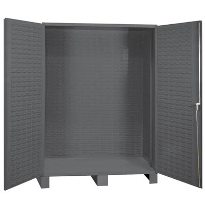 14 Gauge Cabinet w/ Louvered Panel Doors, 72" Wide