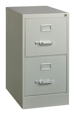 2500 Series, 25" Deep,  2 Drawer, Letter Width, Vertical File 