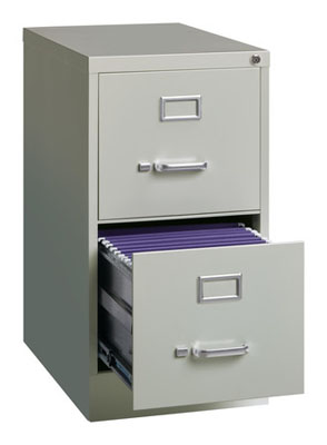2500 Series, 25" Deep,  2 Drawer, Letter Width, Vertical File 