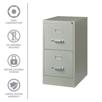 2500 Series, 25" Deep,  2 Drawer, Letter Width, Vertical File 