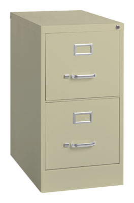 2500 Series, 25" Deep,  2 Drawer, Letter Width, Vertical File 