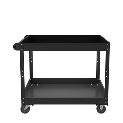3 Shelf Ready To Assemble Utility Cart, 24"W x 36"D