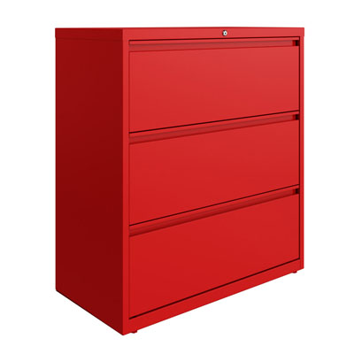 HL1000 Series 3 Drawer Lateral File Cabinet, 36" Wide