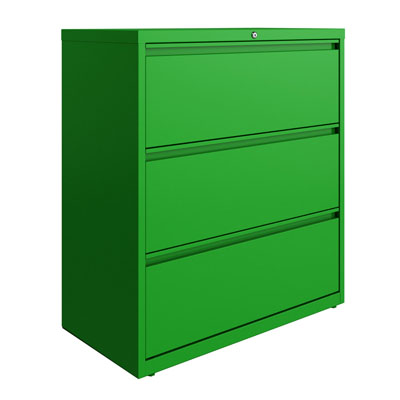 HL1000 Series 3 Drawer Lateral File Cabinet, 36" Wide