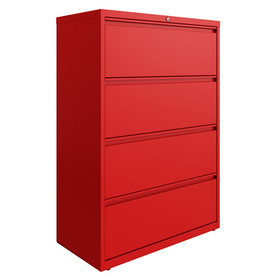 HL1000 Series 4 Drawer Lateral File Cabinet, 36" Wide
