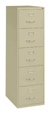 3000 Series, 26.5" Deep, 5 Drawer, Legal Width, Vertical File Cabinet