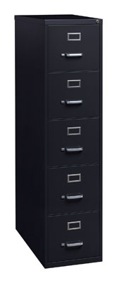 3000 Series, 26.5" Deep, 5 Drawer, Letter Width, Vertical File Cabinet