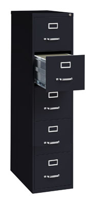 3000 Series, 26.5" Deep, 5 Drawer, Letter Width, Vertical File Cabinet