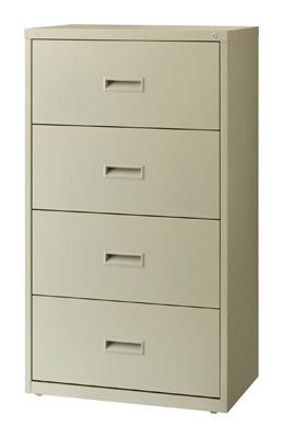 HL1000 Series 4 Drawer Lateral File Cabinet, 30" Wide