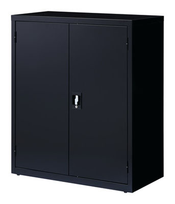 Welded Steel Storage Cabinet with 2 Adjustable Shelves, 36"W x 18"D x 42"H